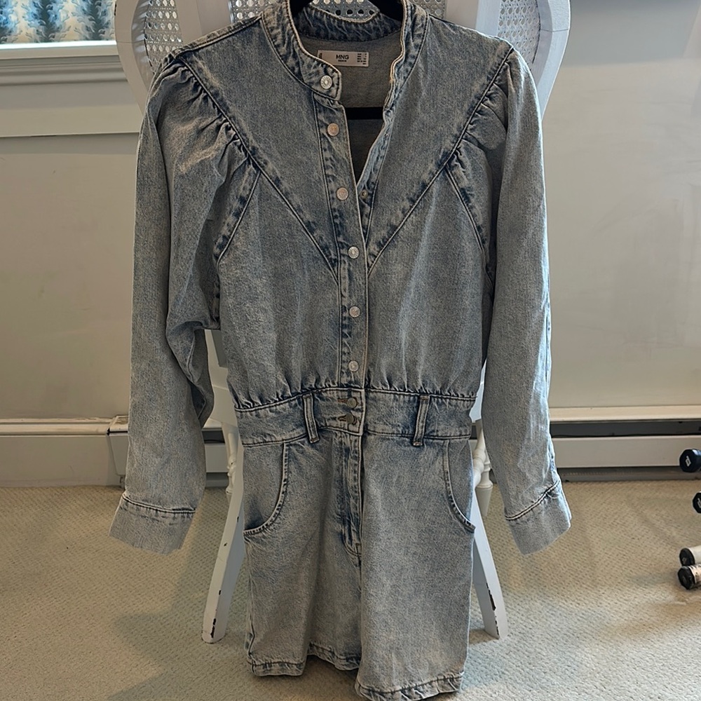 Mango Denim Mini Dress